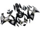 2006-2007 Suzuki GSXR 600 / GSXR 750 Motorcycle Fairings - Glossy Black White Motul Lucky Strike Canada Suppliers