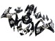 2006-2007 Suzuki GSXR 600 / GSXR 750 Motorcycle Fairings - Glossy Black White Motul Lucky Strike Canada Suppliers