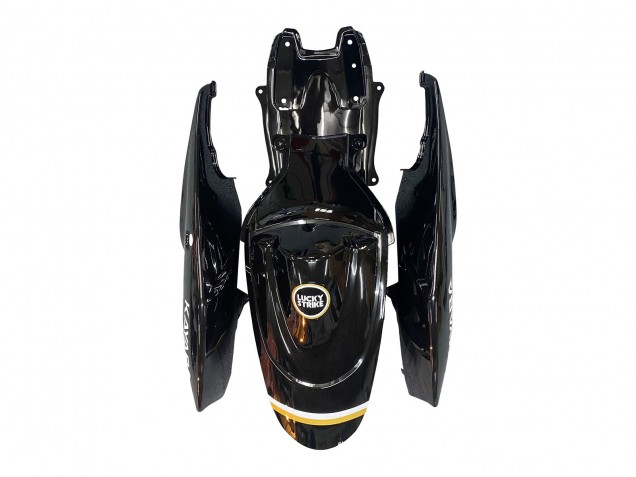 2006-2007 Suzuki GSXR 600 / GSXR 750 Motorcycle Fairings - Glossy Black White Motul Lucky Strike Canada Suppliers