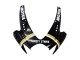 2006-2007 Suzuki GSXR 600 / GSXR 750 Motorcycle Fairings - Glossy Black White Motul Lucky Strike Canada Suppliers