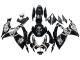 2006-2007 Suzuki GSXR 600 / GSXR 750 Motorcycle Fairings - Glossy Black White Motul Lucky Strike Canada Suppliers