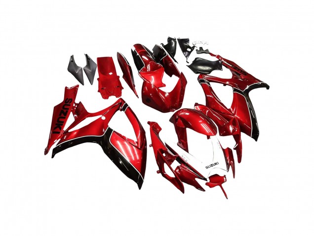 2006-2007 Suzuki GSXR 600 / GSXR 750 Motorcycle Fairings - Red Black Canada Suppliers