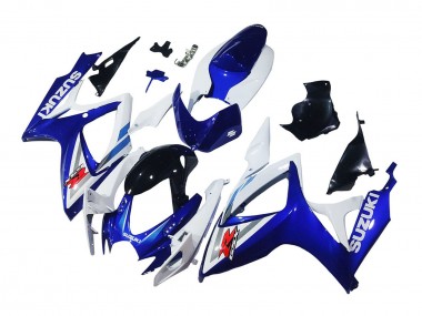 2006-2007 Suzuki GSXR 600 / GSXR 750 Motorcycle Fairings - White Blue Glossy Black Red Canada Suppliers