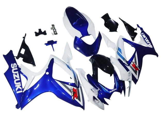 2006-2007 Suzuki GSXR 600 / GSXR 750 Motorcycle Fairings - White Blue Glossy Black Red Canada Suppliers