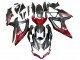 2008-2010 Suzuki GSXR 600 / GSXR 750 Motorcycle Fairings - Matte Black Red Canada Suppliers