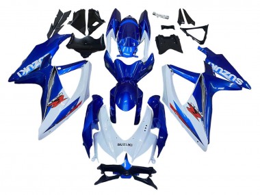 2008-2010 Suzuki GSXR 600 / GSXR 750 Motorcycle Fairing Kits - Blue White Red Canada Suppliers