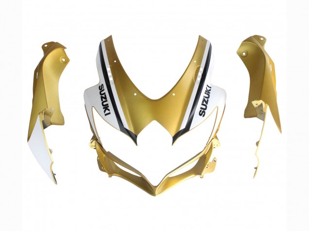 2008-2010 Suzuki GSXR 600 / GSXR 750 Motorcycle Fairings - Matte Black White Gold Canada Suppliers