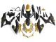 2008-2010 Suzuki GSXR 600 / GSXR 750 Motorcycle Fairings - Matte Black White Gold Canada Suppliers