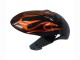 2008-2010 Suzuki GSXR 600 / GSXR 750 Motorcycle Fairings - Glossy Black Orange Flame Canada Suppliers