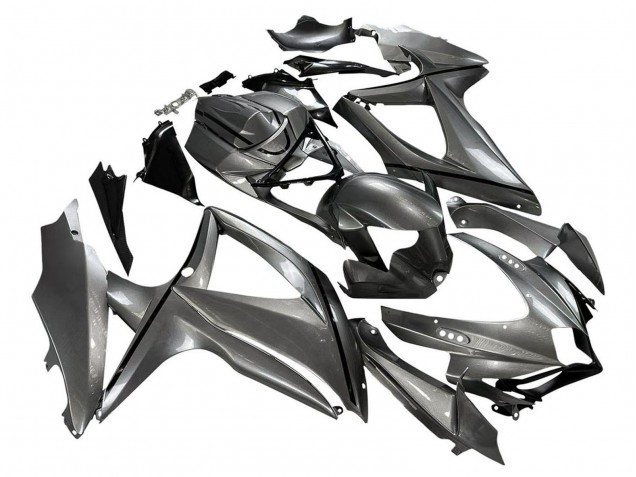 2008-2010 Suzuki GSXR 600 / GSXR 750 Motorcycle Fairings - Matte Grey Black Canada Suppliers
