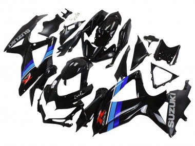 2008-2010 Suzuki GSXR 600 / GSXR 750 Motorcycle Fairings - Glossy Black Blue Canada Suppliers