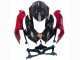 2008-2010 Suzuki GSXR 600 / GSXR 750 Motorcycle Fairing - Red Glossy Black Canada Suppliers