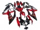 2008-2010 Suzuki GSXR 600 / GSXR 750 Motorcycle Fairings - Red Glossy Black Canada Suppliers