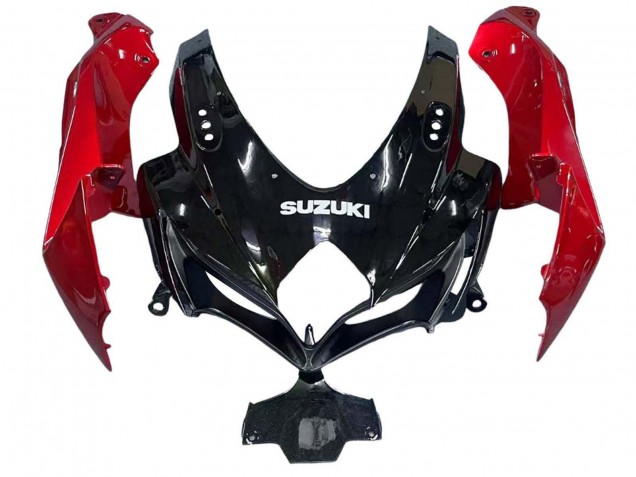 2008-2010 Suzuki GSXR 600 / GSXR 750 Motorcycle Fairings - Red Glossy Black Canada Suppliers