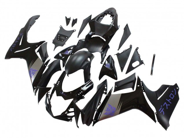 2011-2024 Suzuki GSXR 600 / GSXR 750 Motorcycle Fairings - Matte Black Grey Purple Canada Suppliers