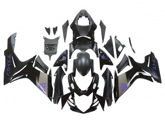 2011-2024 Suzuki GSXR 600 / GSXR 750 Motorcycle Fairings - Matte Black Grey Purple Canada Suppliers