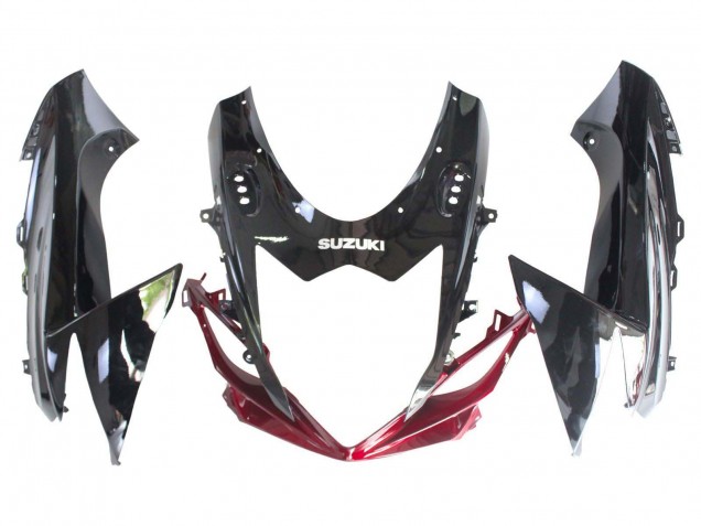 2011-2024 Suzuki GSXR 600 / GSXR 750 Bike Fairings - Red Glossy Black Canada Suppliers