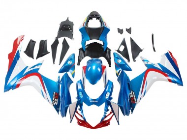 2011-2024 Suzuki GSXR 600 / GSXR 750 Motorcycle Fairings - Blue White Red Canada Suppliers
