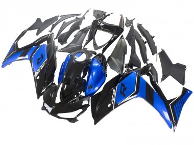 2015-2018 Yamaha YZF R3/R25 Motorcycle Fairing - Blue Glossy Black Canada Suppliers