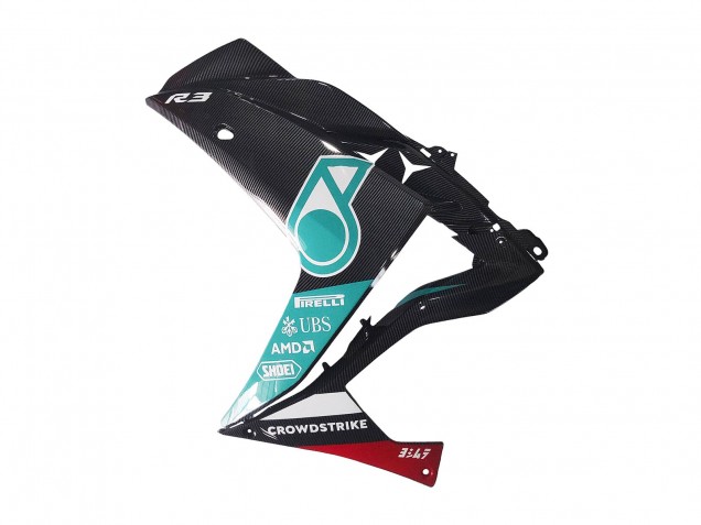 2015-2018 Yamaha YZF R3/R25 Motorcycle Fairings - White Green Glossy Black Canada Suppliers