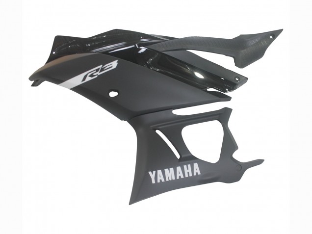 2019-2021 Yamaha YZF R3/R25 Motorcycle Fairings - Matte Black Silver Canada Suppliers