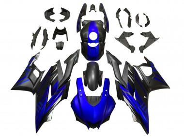 2019-2021 Yamaha YZF R3/R25 Motorcycle Fairing - Blue Matte Black Canada Suppliers