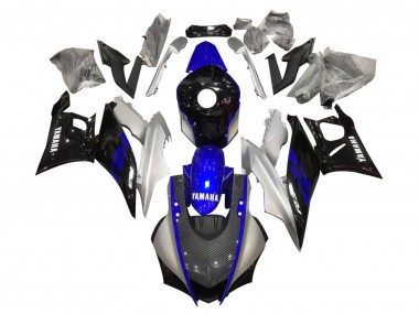2019-2021 Yamaha YZF R3/R25 Motorcycle Fairings - Silver Blue Black Carbon Fiber Style Canada Suppliers