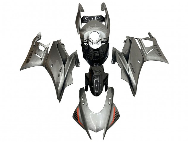 2019-2021 Yamaha YZF R3/R25 Motorcycle Fairings - Silver Black Canada Suppliers