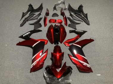 2019-2021 Yamaha YZF R3/R25 Motorcycle Fairings - Red White Glossy Black Canada Suppliers