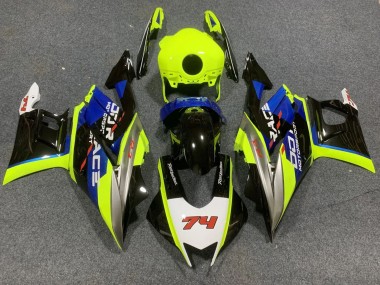 2022-2024 Yamaha YZF R3/R25 Motorcycle Fairings - Neon Green Blue Glossy Black 74 Canada Suppliers