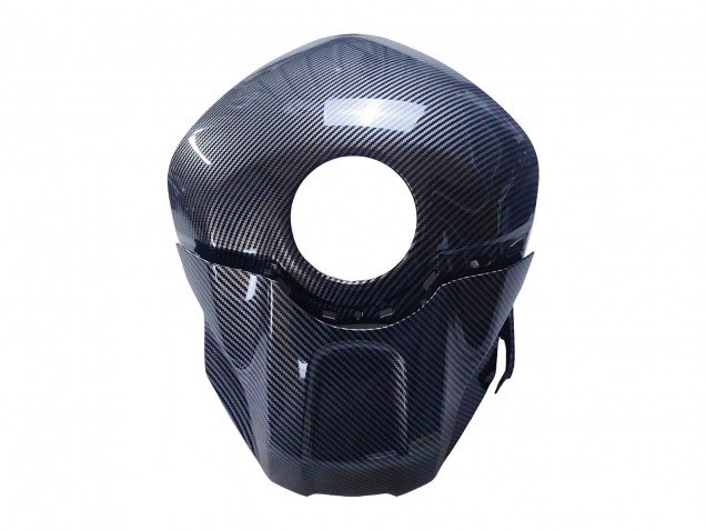 2022-2024 Yamaha YZF R3/R25 Motorcycle Fairings - Black Carbon Fiber Style Gold Red ABBOT Canada Suppliers
