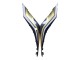 2022-2024 Yamaha YZF R3/R25 Motorcycle Fairings - Black Carbon Fiber Style Gold Red ABBOT Canada Suppliers