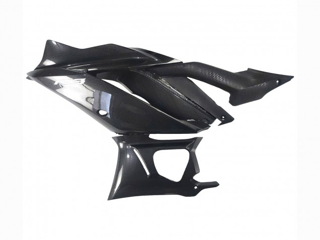 2022-2024 Yamaha YZF R3/R25 Motorcycle Fairings - Black Carbon Fiber Style Silver Blue Canada Suppliers