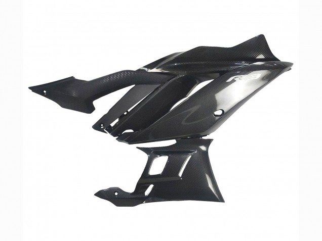 2022-2024 Yamaha YZF R3/R25 Motorcycle Fairings - Black Carbon Fiber Style Silver Blue Canada Suppliers