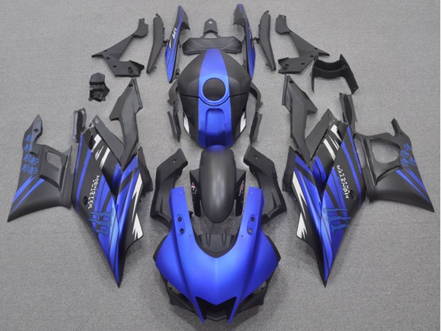 2022-2024 Yamaha YZF R3/R25 Motorcycle Fairings - Blue Matte Black Monster Canada Suppliers