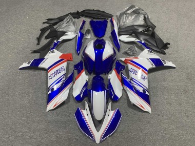 2022-2024 Yamaha YZF R3/R25 Motorcycle Fairings - Blue White Red Semakin Didepan Canada Suppliers
