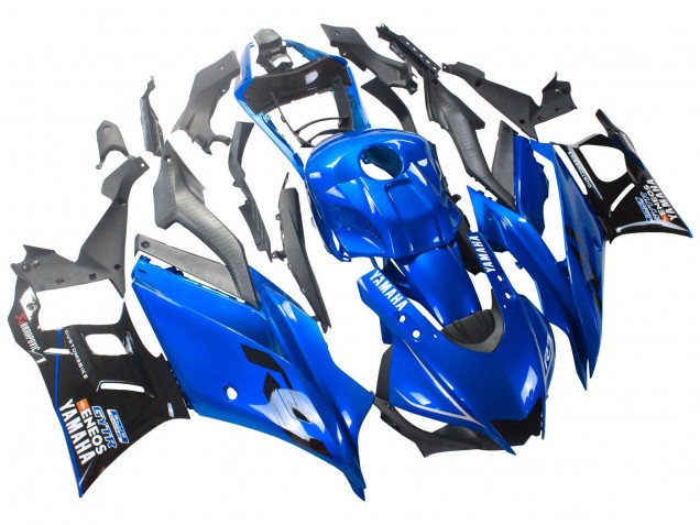 2022-2024 Yamaha YZF R3/R25 Motorcycle Fairings - Blue Black ENEOS Canada Suppliers