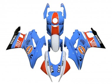 2022-2024 Yamaha YZF R3/R25 Motorcycle Fairings - Blue Orange White Gulf Canada Suppliers