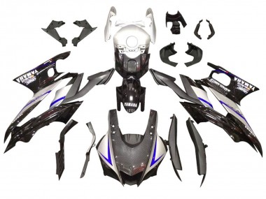 2022-2024 Yamaha YZF R3/R25 Motorcycle Fairing Kits - Silver Blue Black Carbon Fiber Style Canada Suppliers