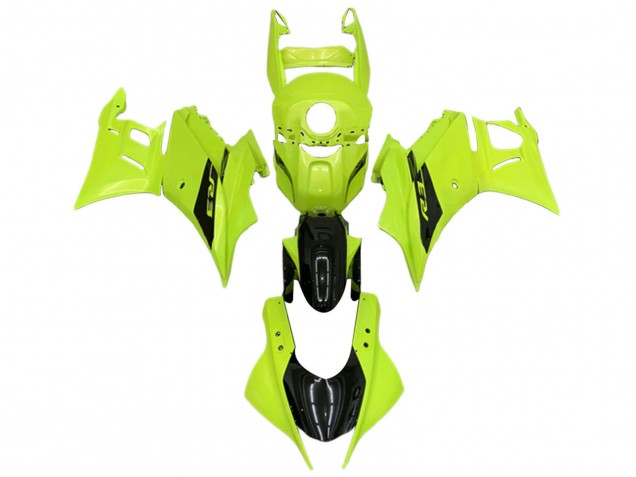 2022-2024 Yamaha YZF R3/R25 Motorcycle Fairings - Neon Green Glossy Black Canada Suppliers