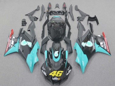 2022-2024 Yamaha YZF R3/R25 Motorcycle Fairings - Light Blue Red Black Petronas 46 Canada Suppliers