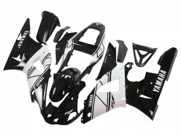 2000-2001 Yamaha YZF 1000 R1 Motorcycle Fairings - White Black Canada Suppliers