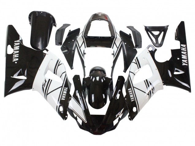 2000-2001 Yamaha YZF 1000 R1 Motorcycle Fairings - White Black Canada Suppliers