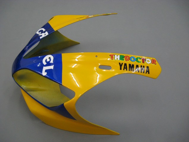 2000-2001 Yamaha YZF 1000 R1 Motorcycle Fairings - White Yellow Blue Motul Camel Canada Suppliers