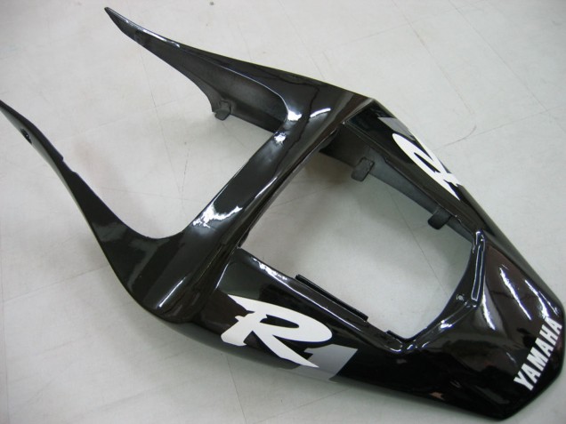 2000-2001 Yamaha YZF 1000 R1 Motorcycle Fairings - Glossy Black White Decal Canada Suppliers