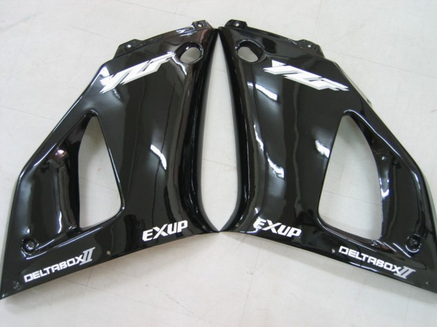 2000-2001 Yamaha YZF 1000 R1 Motorcycle Fairings - Glossy Black White Decal Canada Suppliers