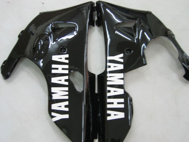 2000-2001 Yamaha YZF 1000 R1 Motorcycle Fairings - Glossy Black White Decal Canada Suppliers