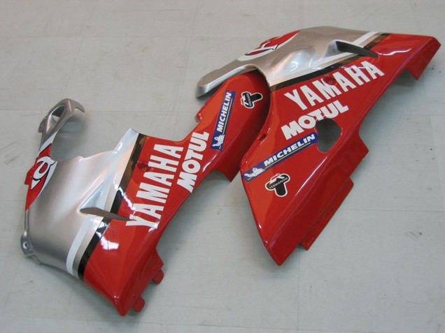 2000-2001 Yamaha YZF 1000 R1 Motorcycle Fairings - Silver Red Fortuna Motul Canada Suppliers