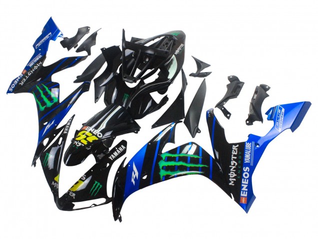 2004-2006 Yamaha YZF 1000 R1 Motorcycle Fairings - Blue Black Yellow Green Monster Yamalube ENEOS 69 Canada Suppliers