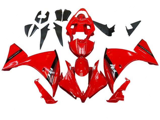 2012-2014 Yamaha YZF 1000 R1 Motorcycle Fairing - Red Glossy Black Canada Suppliers